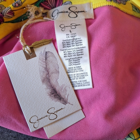 Jessica Simpson Style#SSTA16751 Ruffled Bikini Bottom Large NWT - Picture 2 of 12